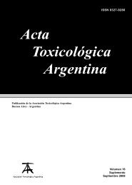 Acta Toxicológica Argentina