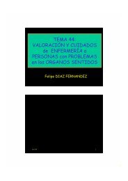 TEMA 44: VALORACIÓN Y CUIDADOS de ENFERMERÍA a ...