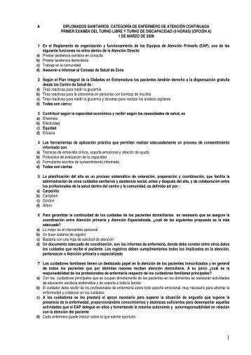 Modelo A - Consejo General de Enfermería de España
