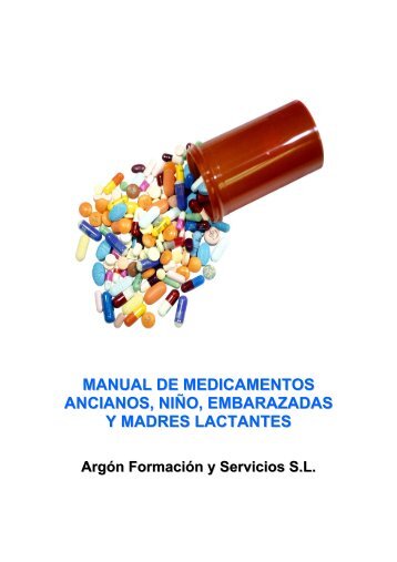 MANUAL DE MEDICAMENTOS ANCIANOS NIÑO EMBARAZADAS Y MADRES LACTANTES