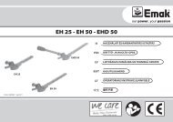 EH 25 - EH 50 - EHD 50 - Oleo-Mac