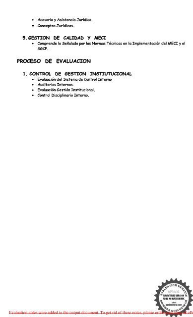 PROCESOS ESTRATÉGICOS PROCESOS MISIONALES