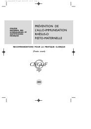 PRÉVENTION DE L’ALLO-IMMUNISATION RHÉSUS-D FŒTO-MATERNELLE