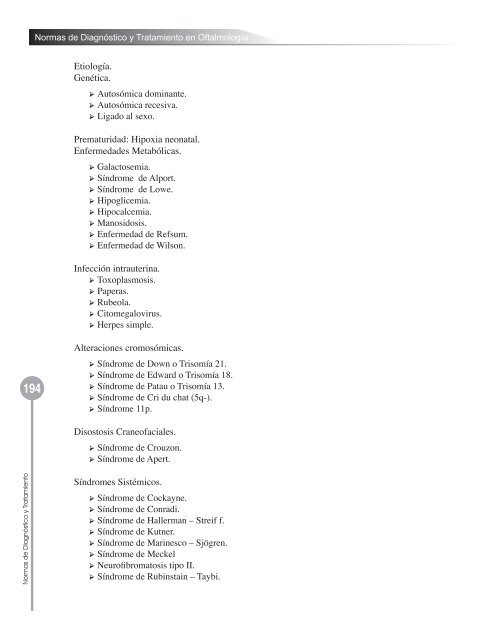 Diagnóstico Tratamiento