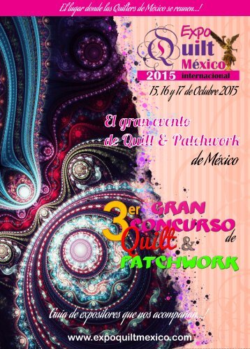 Revista Oficial Expo Quilt México Internacional 2015