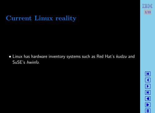 Linux hardware inventory Current reality future possibilities