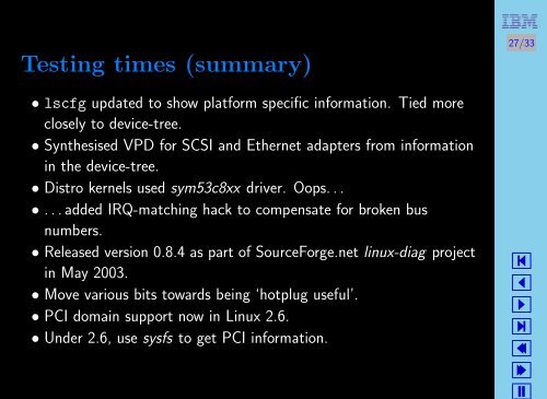 Linux hardware inventory Current reality future possibilities