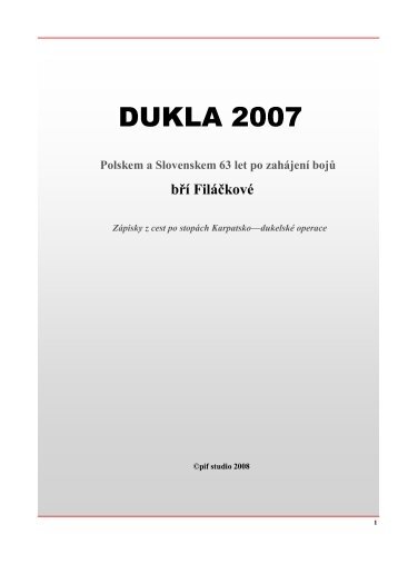 DUKLA 2007