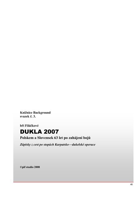 DUKLA 2007
