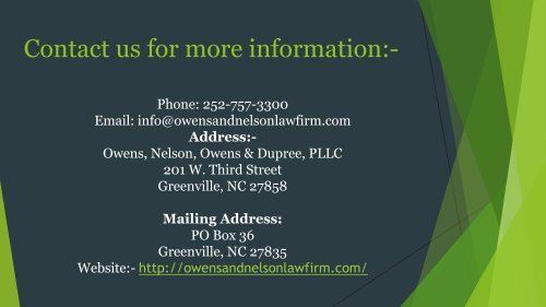 Lawyers Greenville NC