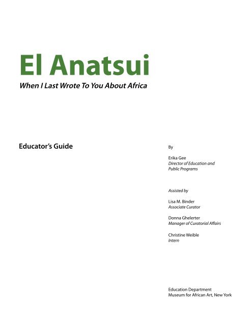 El Anatsui