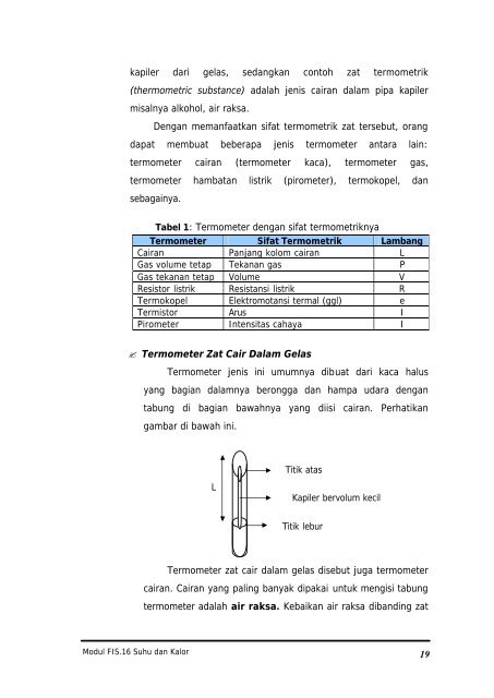 Suhu Dan Kalor - e-Learning Sekolah Menengah Kejuruan