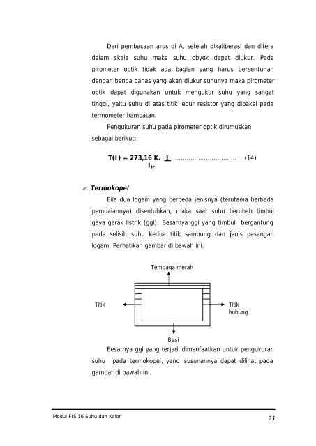 Suhu Dan Kalor - e-Learning Sekolah Menengah Kejuruan