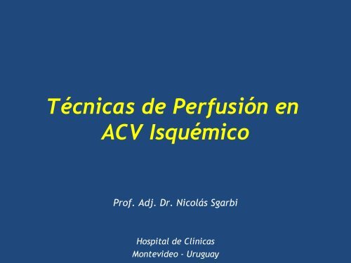 ACV Isquémico