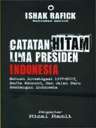 Catatan Hitam Lima Presiden Indonesia