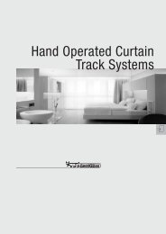 Hand Operated Curtain Track Systems