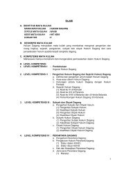 nama mata kuliah : hukum dagang status mata kuliah - Materi Kuliah ...