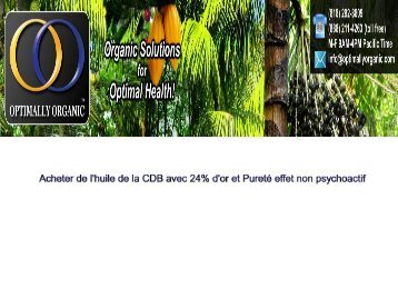 Acheter de l'huile de la CDB avec 24% d'or et Pureté effet non psychoactif