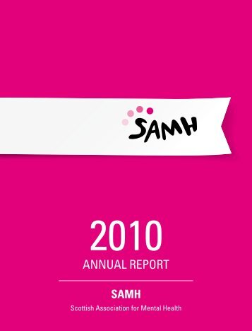 ANNUAL REPORT - Scottish Association for Mental Health