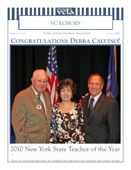 CONGRATULATIONS DEBRA CALVINO! 2010 New York State Teacher of the Year