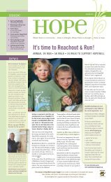 It's time to Reachout & Run! - Hopewell Cancer Support
