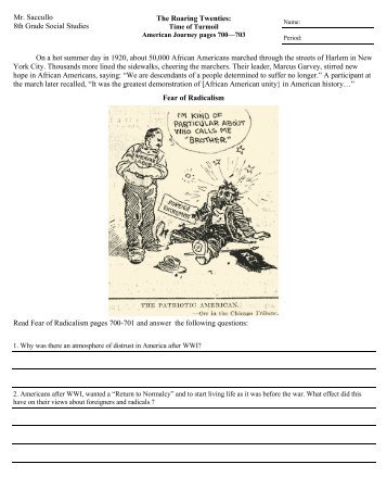 Worksheet - Your History Site