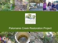 Palomares Creek Restoration Project