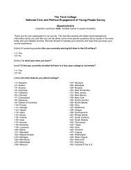 Questionnaire used in the survey - Jonathan M. Tisch College of ...