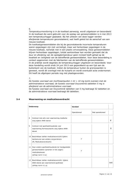 Medisch Centrum Westerbuurt Venhuizen juli 2013 - Inspectie voor ...