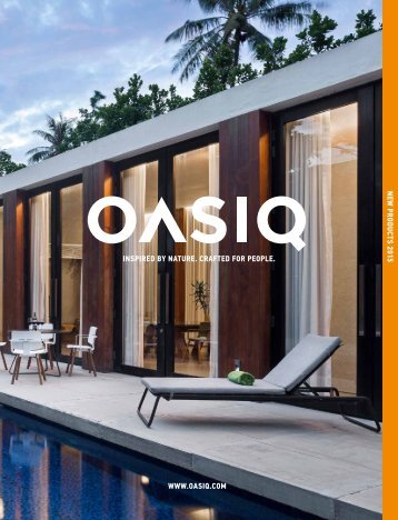 OASIQ Designer Gartenmoebel Katalog 2015