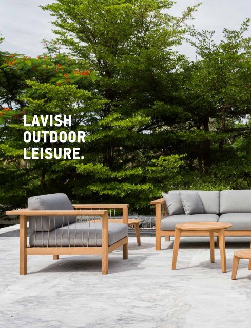 OASIQ Designer Gartenmoebel Katalog 2015