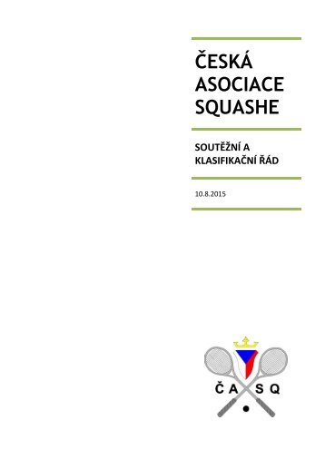 CASQ Soutezni a klasifikacni rad