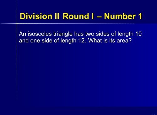 Wylie Mathematics Tournament Ciphering Competition