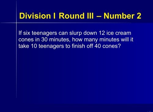 Wylie Mathematics Tournament Ciphering Competition