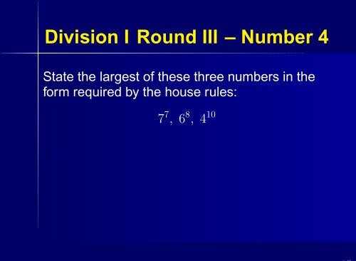 Wylie Mathematics Tournament Ciphering Competition