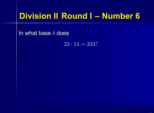 Wylie Mathematics Tournament Ciphering Competition