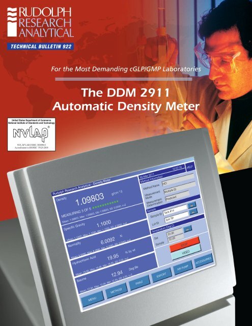 The Ddm 2911 Automatic Density Meter