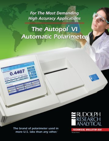 The Autopol VI Automatic Polarimeter