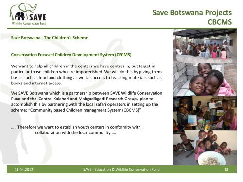 SAVE BOTSWANA