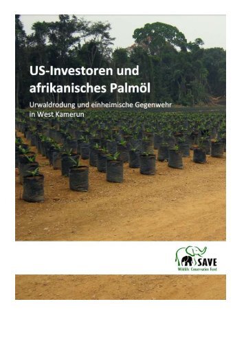 Deutsche Version - SAVE Wildlife Conservation Fund