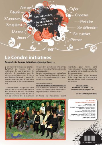 Le Cendre initiatives