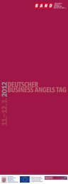 deutscher business angels tag o - Business Angels Netzwerk ...