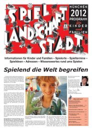 Spielorte – Spieltermine – Spielideen – Adressen - Spiellandschaft ...