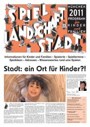 Spielorte – Spieltermine – Spielideen – Adressen - Spiellandschaft ...
