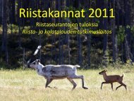 Riistakannat 2011