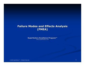 Failure Modes and Effects Analysis from ... - FMEA Info Centre