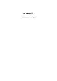 Årsrapport 2012 Innhold