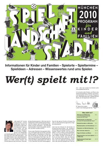 Spielorte – Spieltermine – Spielideen – Adressen - Spiellandschaft ...