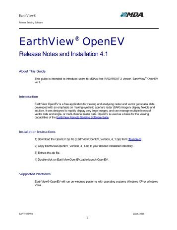 EarthView OpenEV