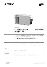 PXA30-K11 Extension module for KNX / EIB - Siemens